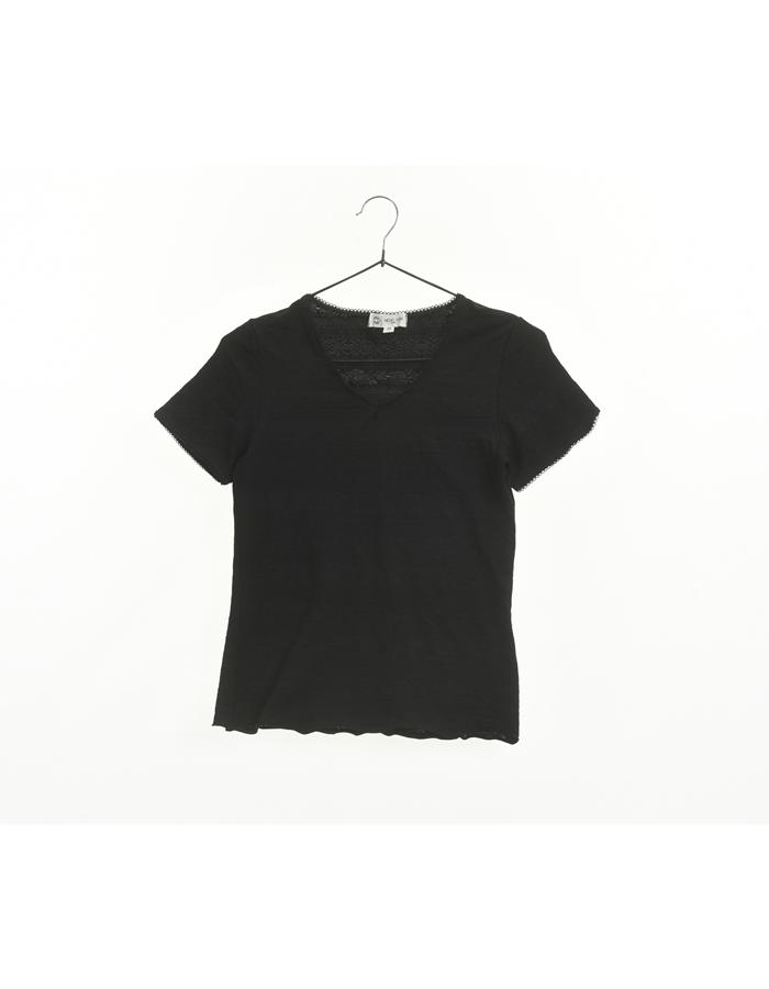 MICHEL KLEIN 미쉘클랑 패턴 반팔 티셔츠/WOMAN S