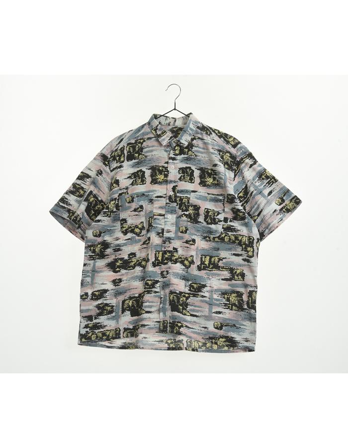 JPN 패턴 반팔 셔츠/MAN XL