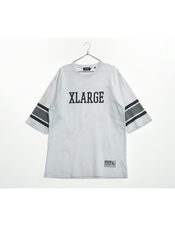 X-LARGE 엑스라지 패턴 헤비 코튼 반팔 티셔츠/MAN L